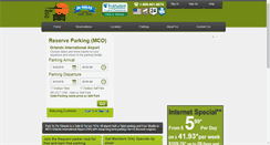 Desktop Screenshot of parktofly.com
